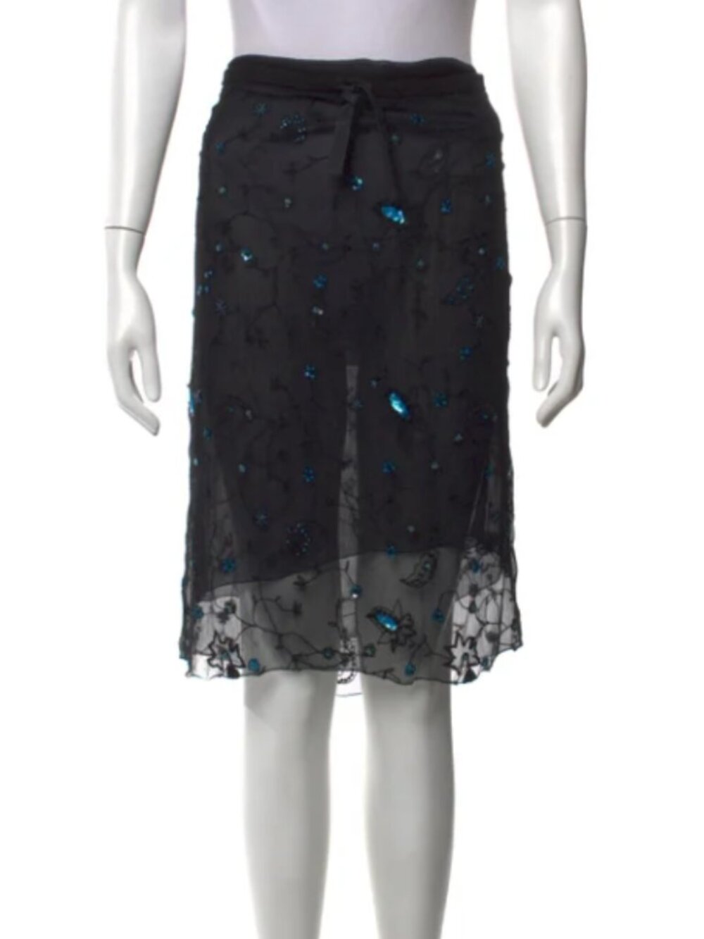 Plein Sud 2000s Silk Skirt